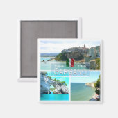 PGL011 GARGANO - Vieste - Apulia - Italy - Fridge Magnet (Vorderseite/Rückseite)