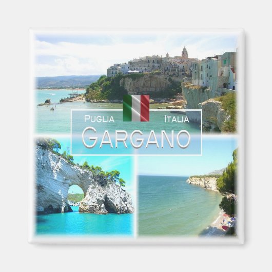 PGL011 GARGANO - Vieste - Apulia - Italy - Fridge Magnet (Vorne)