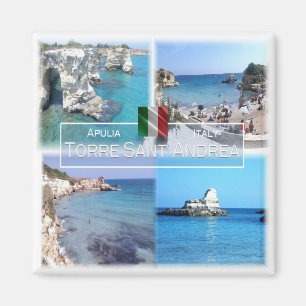 PGL014 TORRE SANT'ANDREA, SALENTO, Apulien, Kühlsc Magnet