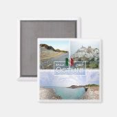 PGL016 OSTUNI, SALENTO, Apulien, Kühlschrank Magnet (Vorderseite/Rückseite)