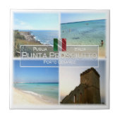 PGL021 PUNTA PROSCIUTTO, Apulien Fliese (Vorderseite)