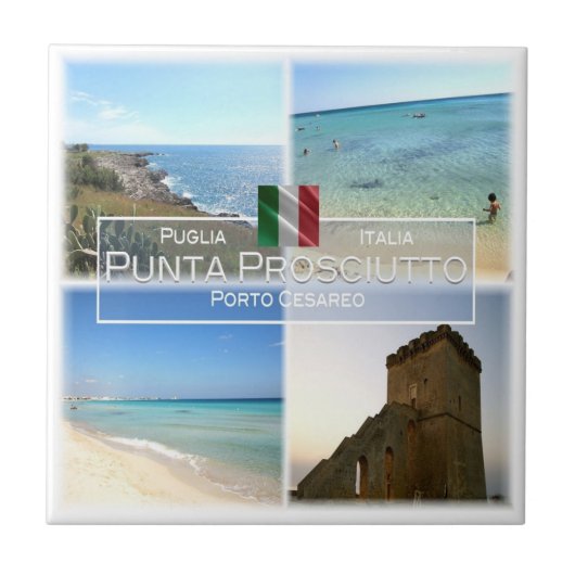 PGL021 PUNTA PROSCIUTTO, Apulien Fliese (Vorderseite)