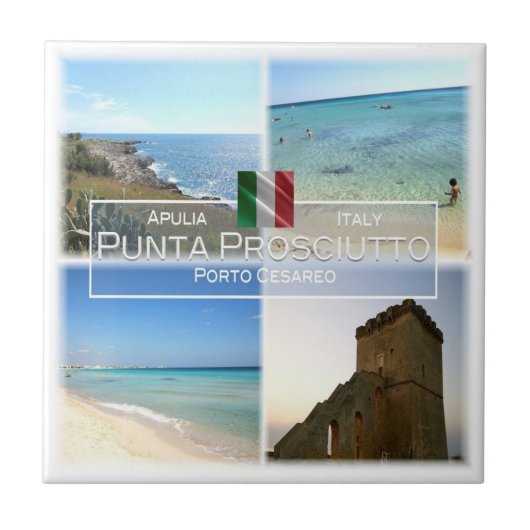 PGL022 PUNTA PROSCIUTTO, Apulien Fliese (Vorderseite)