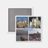 PGL023 BARI, Apulien, Italien, Europa, Kühlschrank Magnet (Vorderseite/Rückseite)