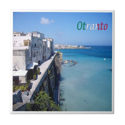 PGL030 OTRANTO, Bastione dei Pelasgi, Fliese (Vorderseite)