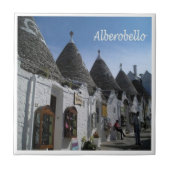 PGL042 ALBEROBELLO, I TRULLI, Apulien Fliese (Vorderseite)