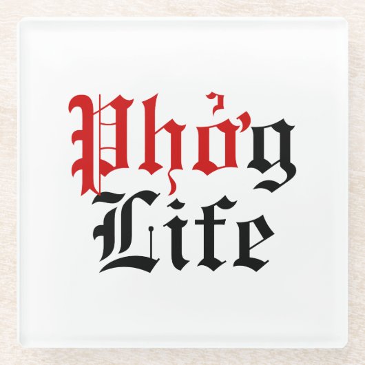 Phở Glasuntersetzer (Vorderseite)