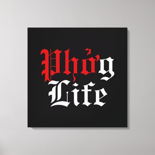 Phở Leinwanddruck (Vorderseite)