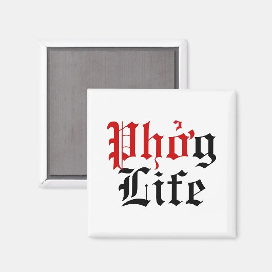 Phở Magnet (Vorderseite/Rückseite)