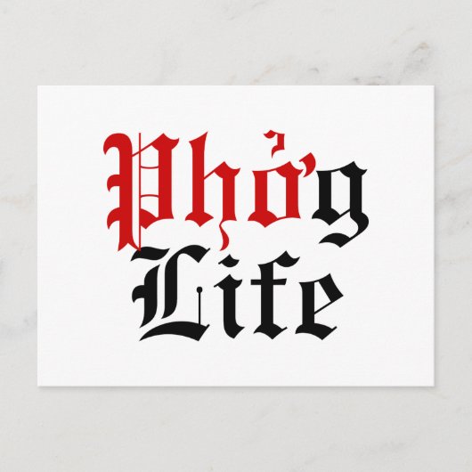 Phở Postkarte (Vorderseite)