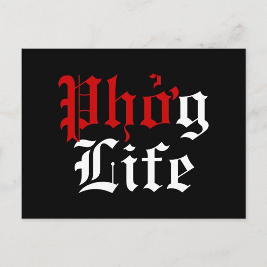 Phở Postkarte (Vorderseite)