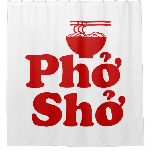 Phở Shở Duschvorhang (Vorderseite)