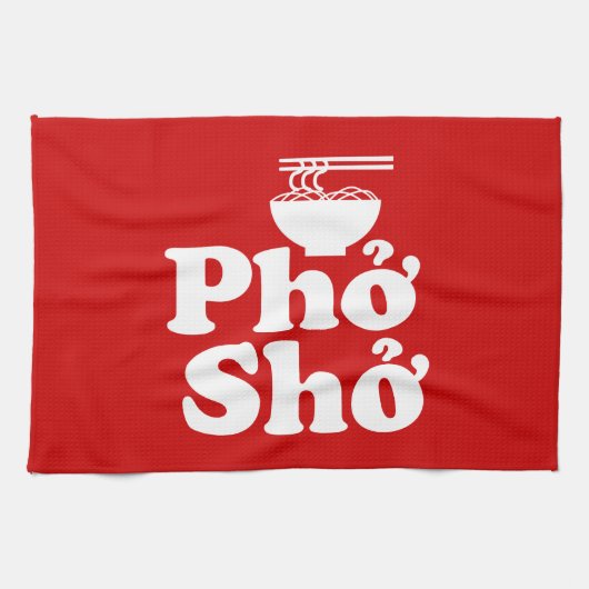 Phở Shở Geschirrtuch (Horizontal)