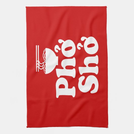 Phở Shở Geschirrtuch (Vertikal)