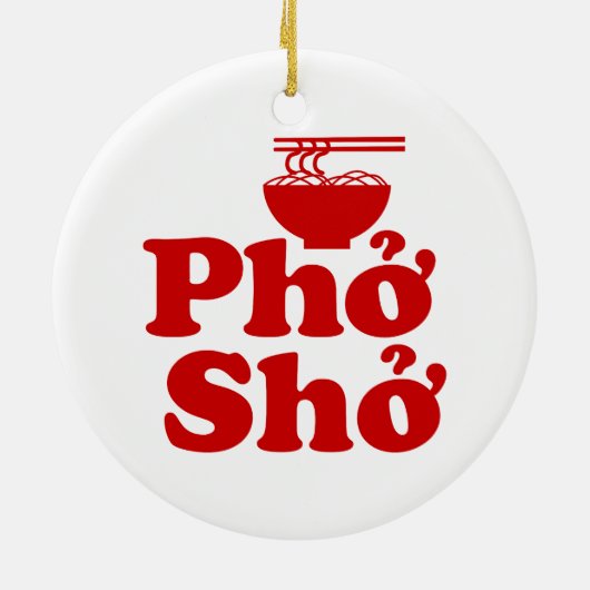 Phở Shở Keramik Ornament (Hinten)