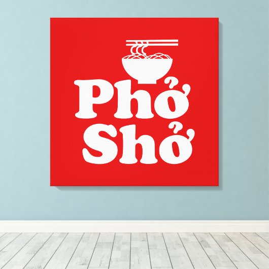 Phở Shở Leinwanddruck (Insitu (Holzboden))