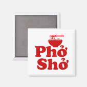Phở Shở Magnet (Vorderseite/Rückseite)