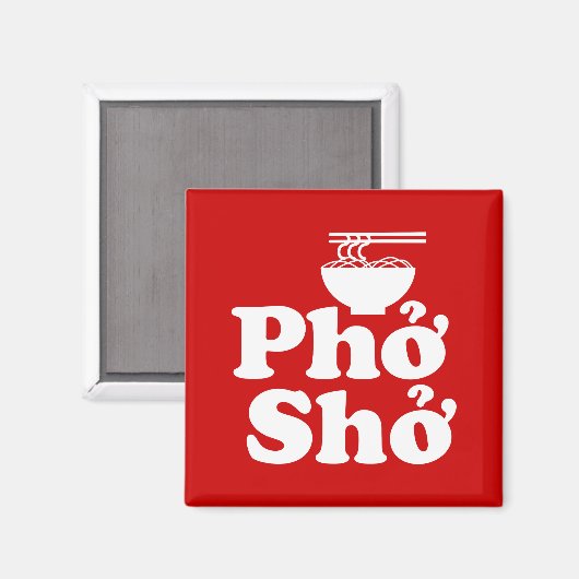 Phở Shở Magnet (Vorderseite/Rückseite)