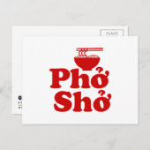 Phở Shở Postkarte (Vorne/Hinten)