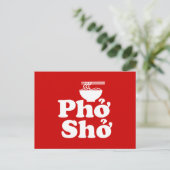 Phở Shở Postkarte (Stehend Vorderseite)