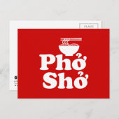 Phở Shở Postkarte (Vorne/Hinten)