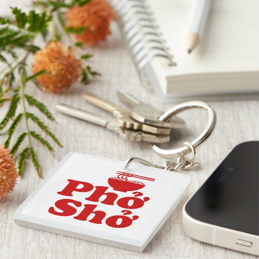 Phở Shở Schlüsselanhänger (Vorderseite rechts)