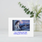 ph-10466, ich bin vermisst Sie und wünschte, Sie w Postkarte (Stehend Vorderseite)