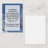 Ph. 4:6 In nichts ist ängstlich, sondern in allem Begleitkarte (Vorne/Hinten)