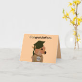 Ph.D. Abschluss-Karte Karte (Gelbe Blume)