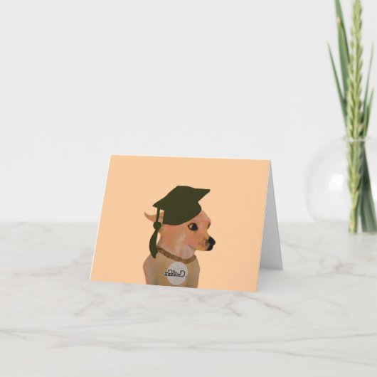 Ph.D. Abschluss-Karte Karte (Rückseite)