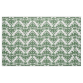 PH&D Antique Damask Fabric Dark Green/White Stoff (Fat Quarter (45,7 x 55,9 cm))