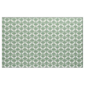 PH&D Antique Damask Fabric Dark Green/White Stoff (Yard (91,4 cm))