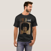Ph D Ish Phd Doktorand Student Abschluss Black Af T-Shirt (Vorne ganz)