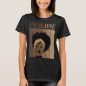 PH D ONE Doktorat Student Abschluss Black Af T-Shirt (Vorderseite)