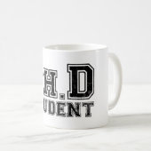 Ph.D-Student Kaffeetasse (VorderseiteRechts)