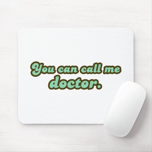 Ph.D. u. MED-SchulAbschluss-Geschenke Mousepad (Mit Mouse)