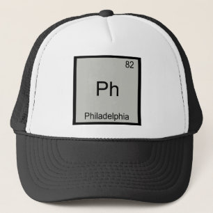 Ph. Philadelphia City Chemistry Element Symbol T Truckerkappe