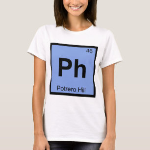 Ph - Potrero Hill San Francisco Chemie Symbol T-Shirt