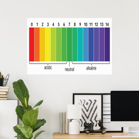 pH-Skala Poster (Heimbüro)