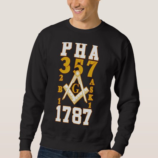 Pha 357 Mason 1987 2b1frag1 Compass Square Vaterla Sweatshirt (Vorderseite)