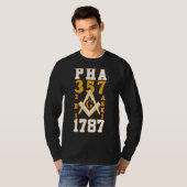 Pha 357 Mason 1987 2b1frag1 Compass Square Vaterla T-Shirt (Vorne ganz)