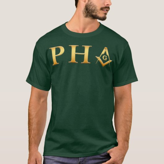 PHA Freemason Prince Hall Mason Masonic Premium T-Shirt (Vorderseite)