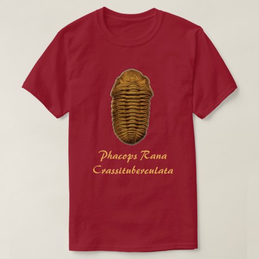 Phacops Rana Crassituberculata T-Shirt (Design vorne)