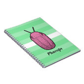 Phacops Trilobit - prähistorisches Tier Notizblock (Rechte Seite)