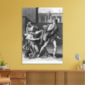 Phaedra, Oenone und Hippolytus Leinwanddruck (Insitu (Wohnzimmer))