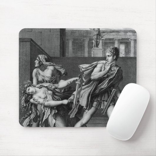 Phaedra, Oenone und Hippolytus Mousepad (Mit Mouse)