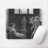 Phaedra und Oenone, Illustration von Tat I Mousepad (Mit Mouse)
