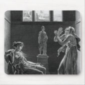 Phaedra und Oenone, Illustration von Tat I Mousepad (Vorne)