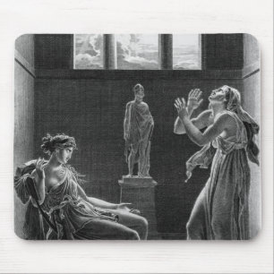 Phaedra und Oenone, Illustration von Tat I Mousepad