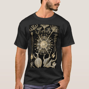 Phaeodaria 61 Gold Ernst Haeckel T-Shirt